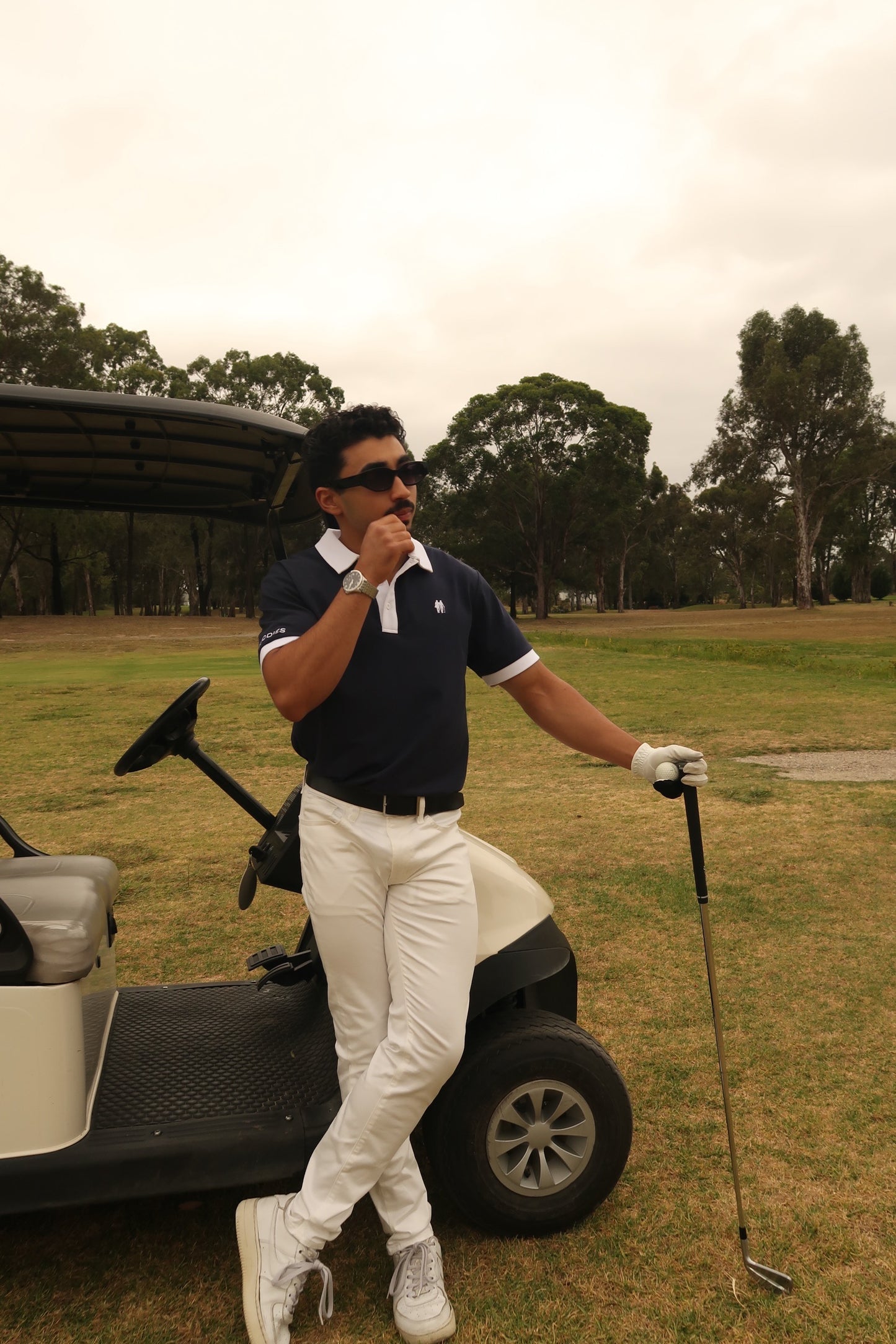 Original Polo White & Navy