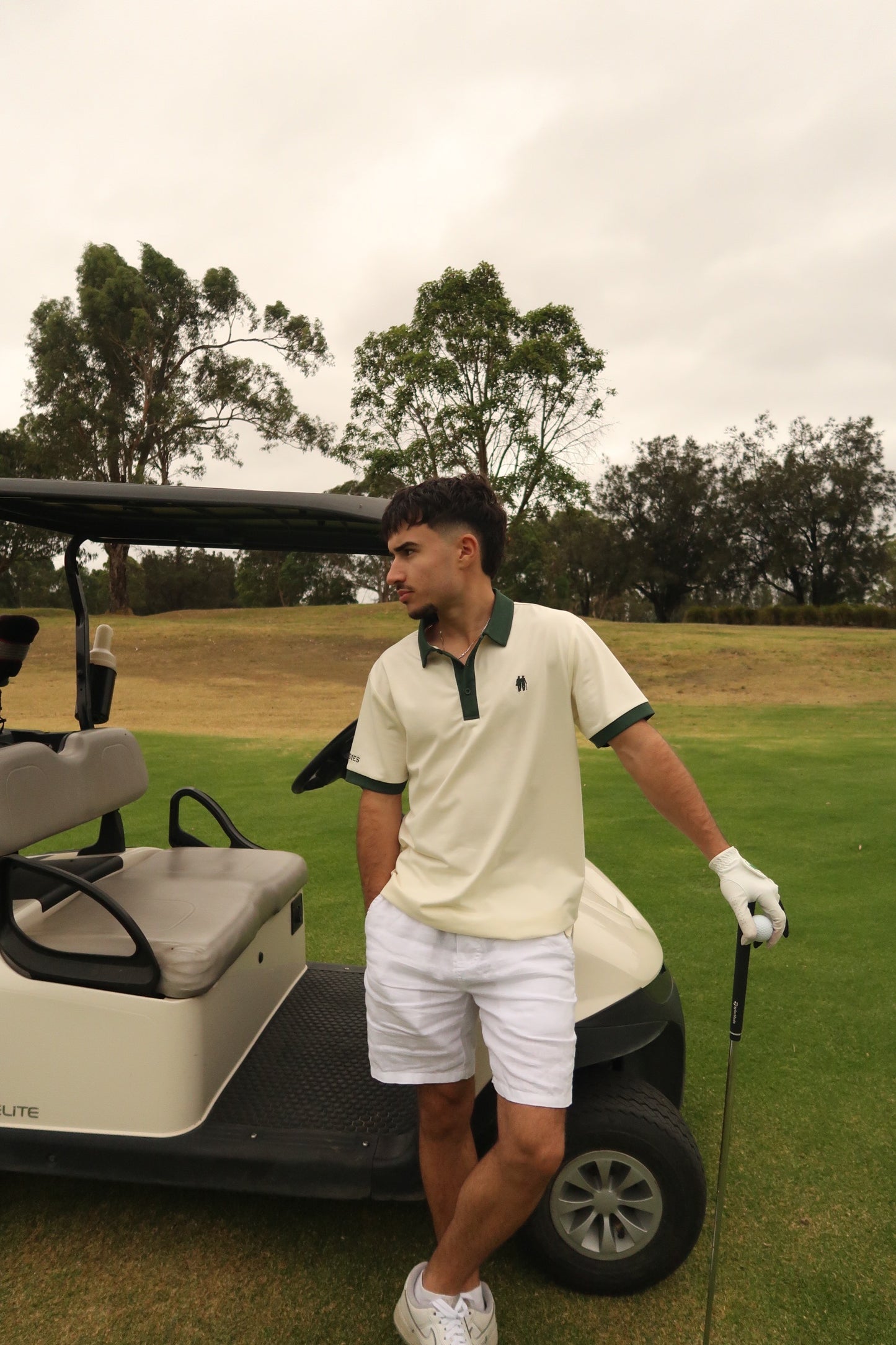 Original Polo Dark Green & Off White